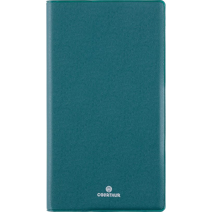 3664447207704-Agenda de poche Odessa - 1 semaine sur 2 pages - 9,5 x 17 cm - vert - Oberthur--0