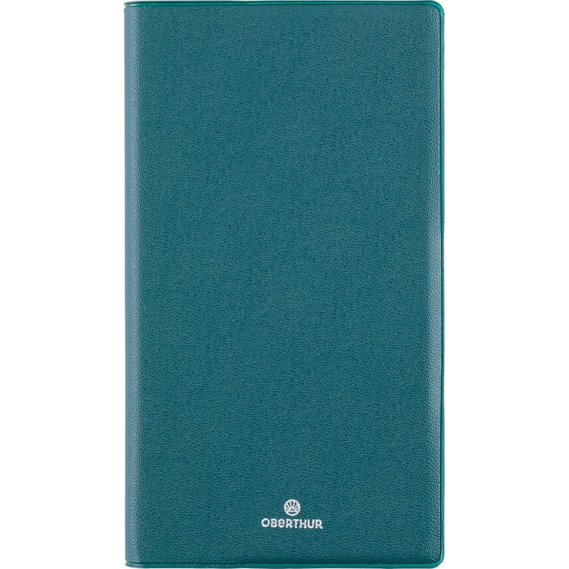 3664447228945-Agenda de poche Odessa - 1 semaine sur 2 pages - 9,5 x 17 cm - vert - Oberthur--0