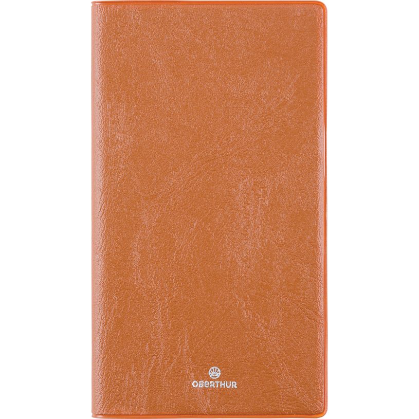 3664447207728-Agenda de poche Odessa - 1 semaine sur 2 pages - 9,5 x 17 cm - marron - Oberthur--0