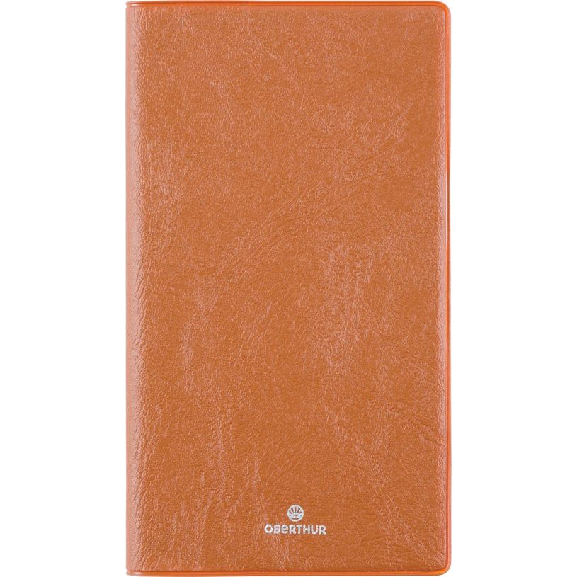 3664447228969-Agenda de poche Odessa - 1 semaine sur 2 pages - 9,5 x 17 cm - marron - Oberthur--0