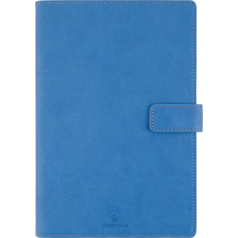3664447210568-Agenda à spirale Milano - 1 semaine sur 2 pages - 17 x 24,5 cm - bleu denim - Oberthur--0