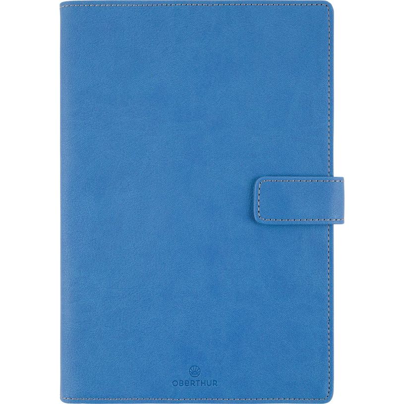 3664447228624-Agenda Milano - 1 semaine sur 2 pages - 17 x 24,5 cm - bleu denim - Oberthur--0