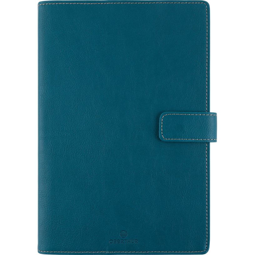 3664447210513-Agenda Milano - 1 semaine sur 2 pages - 17 x 24,5 cm - vert canard - Oberthur--0