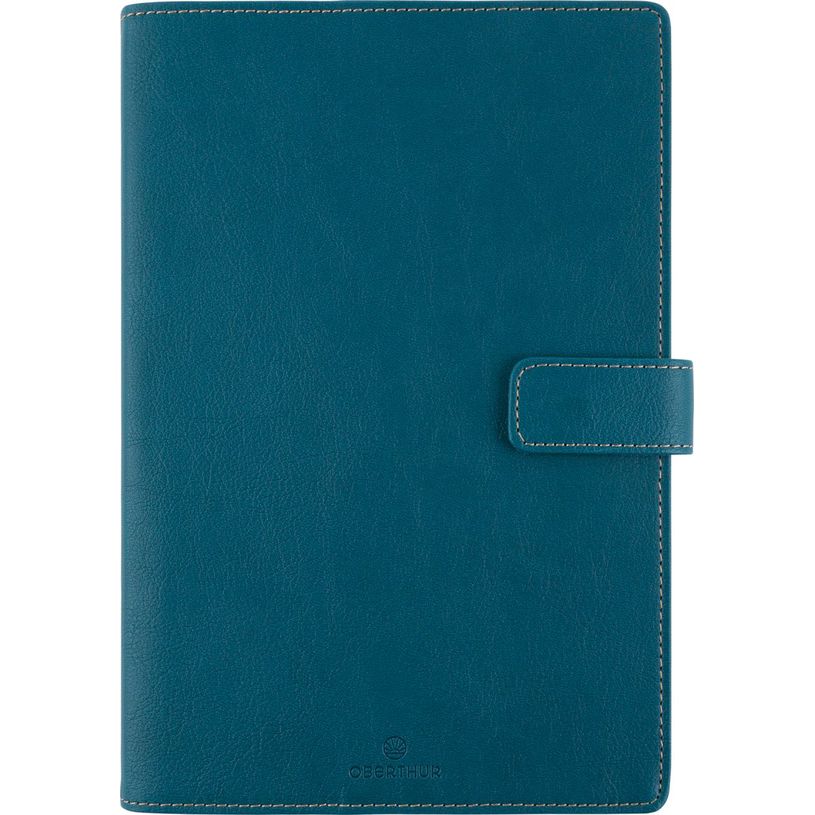 3664447228631-Agenda Milano - 1 semaine sur 2 pages - 17 x 24,5 cm - vert canard - Oberthur--0