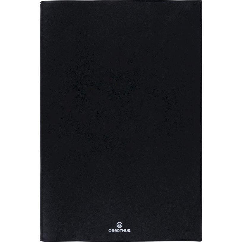 3664447232607-Agenda à spirale Malmo - 1 semaine sur 2 pages - 17 x 24,5 cm - noir - Oberthur--0