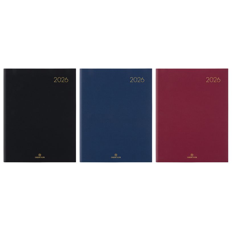 3664447213033-Agenda Nomad - 1 semaine sur 2 pages - 22 x 28 cm - disponible dans différentes couleurs - Oberthur--3