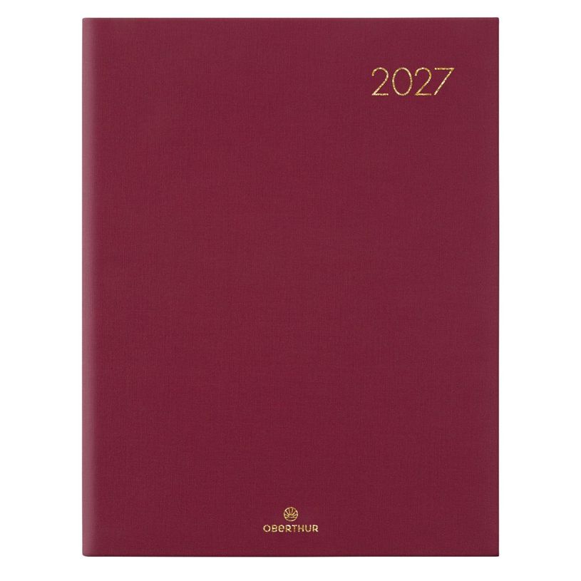 3664447235561-Agenda Nomad - 1 semaine sur 2 pages - 22 x 28 cm - disponible dans différentes couleurs - Oberthur--2