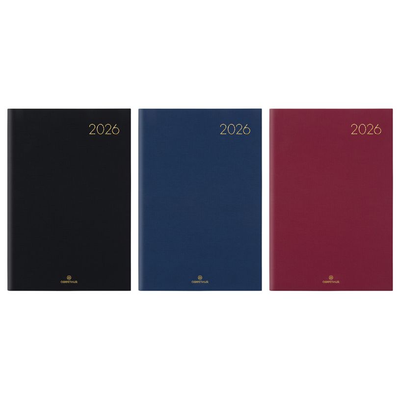 3664447213040-Agenda Nomad - 1 semaine sur 2 pages - 17 x 24,5 cm - disponible dans différentes couleurs - Oberthur--3