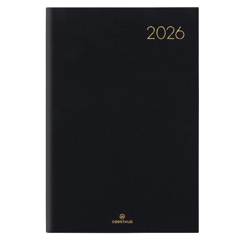 3664447213040-Agenda Nomad - 1 semaine sur 2 pages - 17 x 24,5 cm - disponible dans différentes couleurs - Oberthur--0