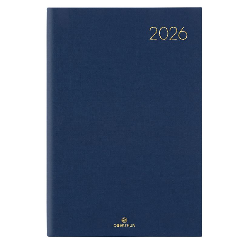 3664447213040-Agenda Nomad - 1 semaine sur 2 pages - 17 x 24,5 cm - disponible dans différentes couleurs - Oberthur--1