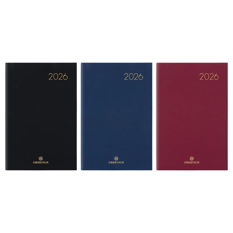 3664447213057-Agenda Nomad - 1 semaine sur 2 pages - 10 x 15 cm - disponible dans différentes couleurs - Oberthur--3