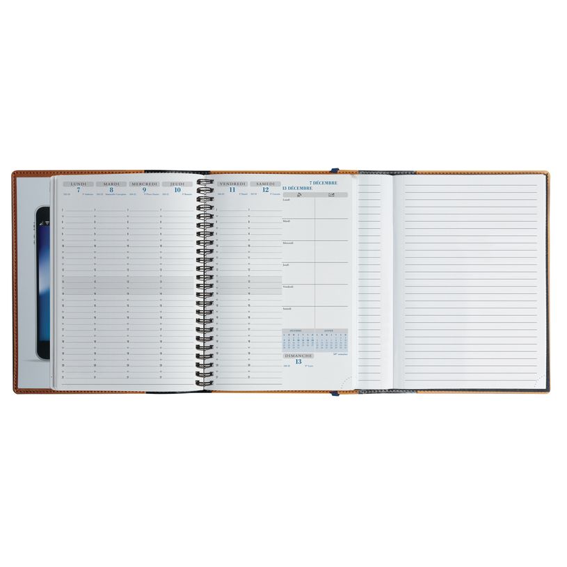 3660942086103-Agenda de bureau Cléa All in One Visuel Horizons 20S spiralé - 1 semaine sur 2 pages - 1-P_405186203_3-2