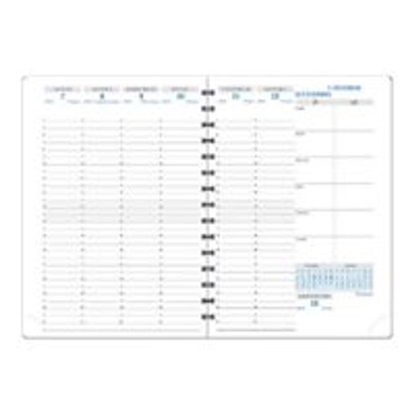 3660942086455-Recharge d'agenda de bureau spiralé Horizons 20S  - 1 semaine sur 2 pages - 15 x 21 cm - -P_405186213_1-2