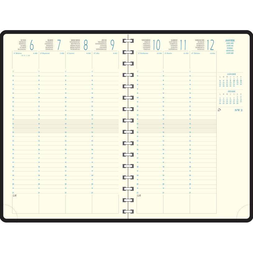 3660942086240-Exacompta Denim - Agenda 2025 - semainier - reliure à anneaux métalliques - 160 x 240 mm - pa-P_405186222_3-2