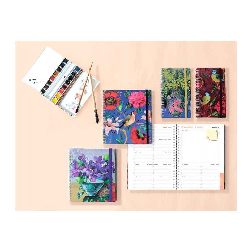 3660942086141-Agenda de bureau Sophie Adde Lady 20S spiralé - 1 semaine sur 2 pages - 15 x 21 cm - Oise-P_405186230_1-8