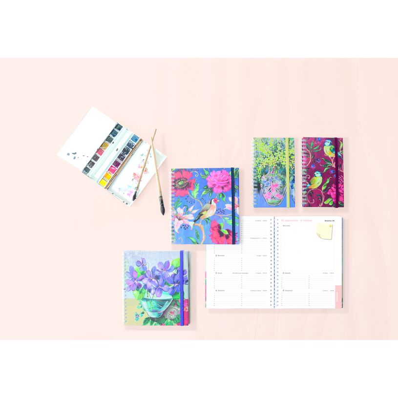 3660942086462-Agenda de bureau Sophie Adde Lady 20S spiralé - 1 semaine sur 2 pages - 15 x 21 cm - Viol-P_405186231_2-1