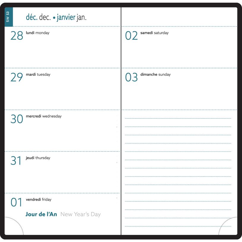 3660942086530-Agenda de poche Gwenaëlle Trolez EasyTime 17 - 1 semaine sur 2 pages - 9 x 17,5 cm - Pois-P_405186235_3-2