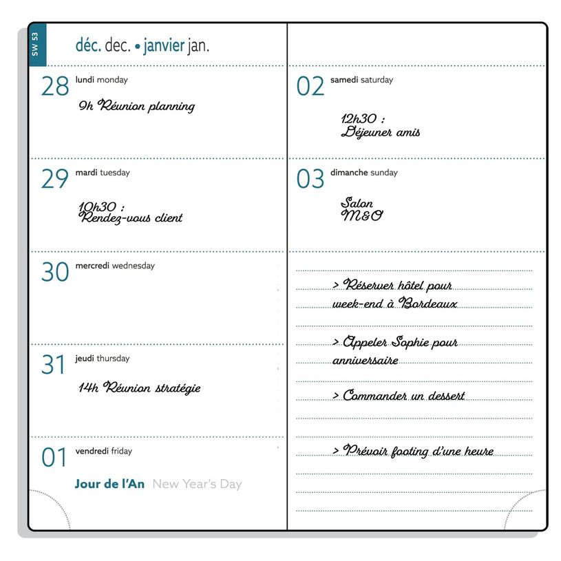 3660942086530-Agenda de poche Gwenaëlle Trolez EasyTime 17 - 1 semaine sur 2 pages - 9 x 17,5 cm - Pois-P_405186235_4-3