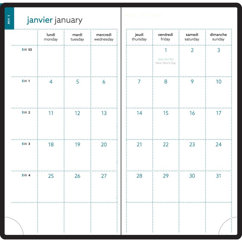 3660942086530-Agenda de poche Gwenaëlle Trolez EasyTime 17 - 1 semaine sur 2 pages - 9 x 17,5 cm - Pois-P_405186235_5-4