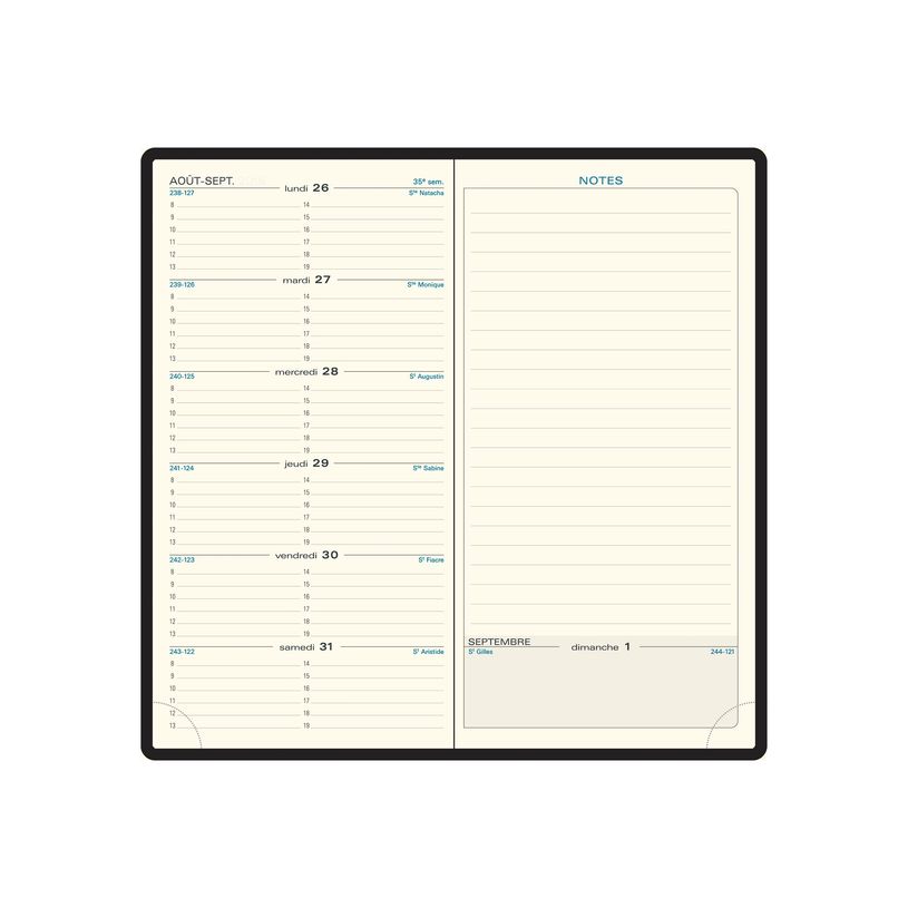 3660942085830-Agenda de poche Sésame Espace 17 - 1 semaine sur 2 pages - 9 x 17,5 cm - disponible dans dif-P_405186237_2-7