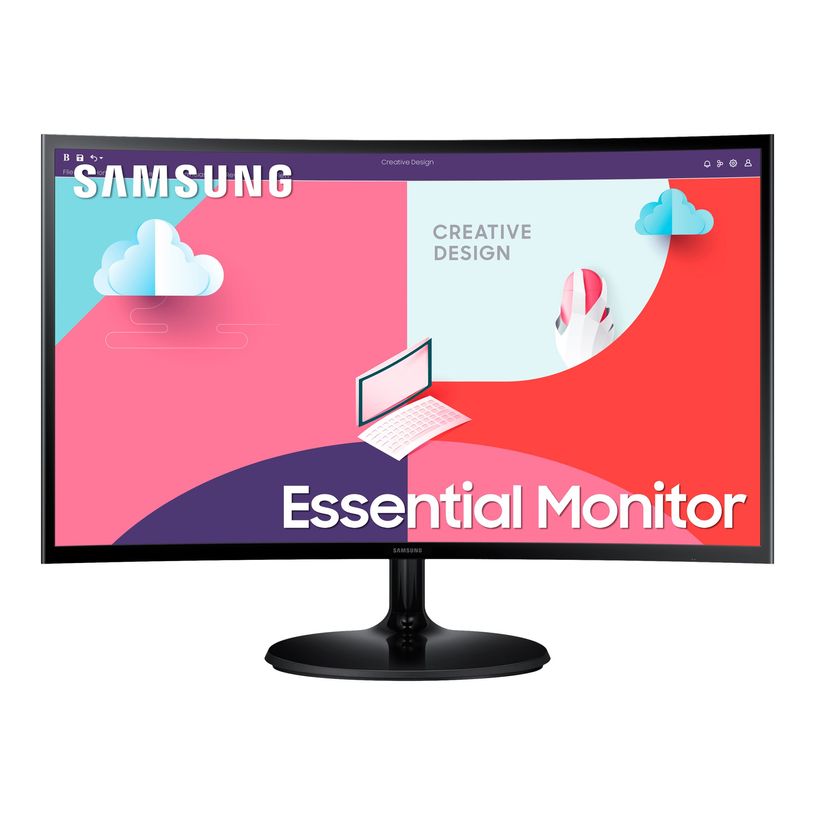 8806094767841-Samsung S24C360EAU - S36C Series - Ecran LED - Incurvé - Full HD (1080p) - 24" - noir-P_405186246_1-0