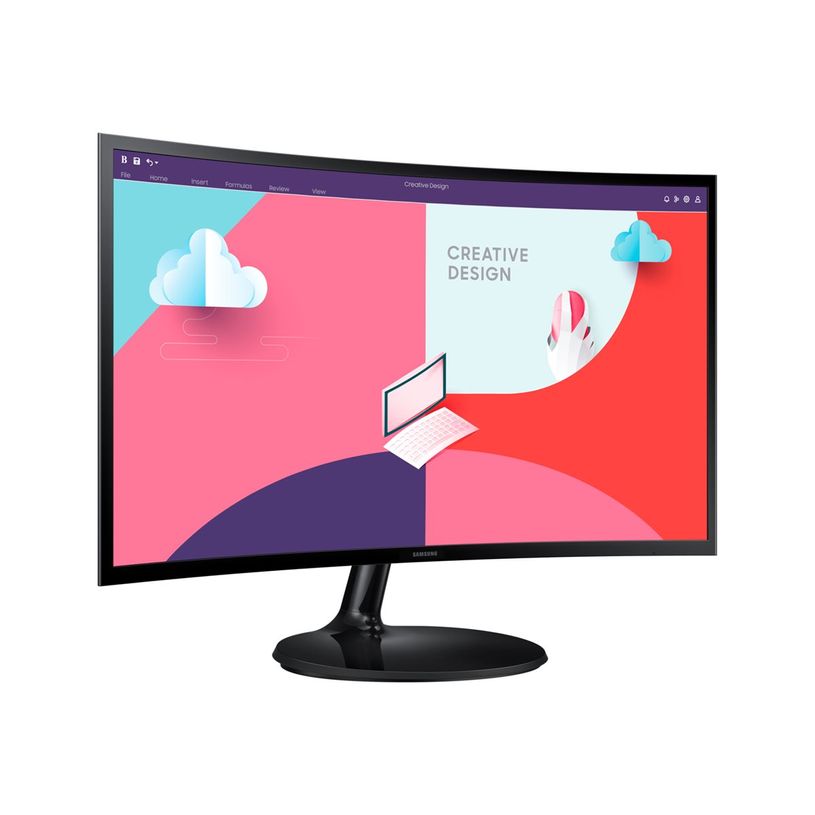 8806094767841-Samsung S24C360EAU - S36C Series - Ecran LED - Incurvé - Full HD (1080p) - 24" - noir-P_405186246_12-6