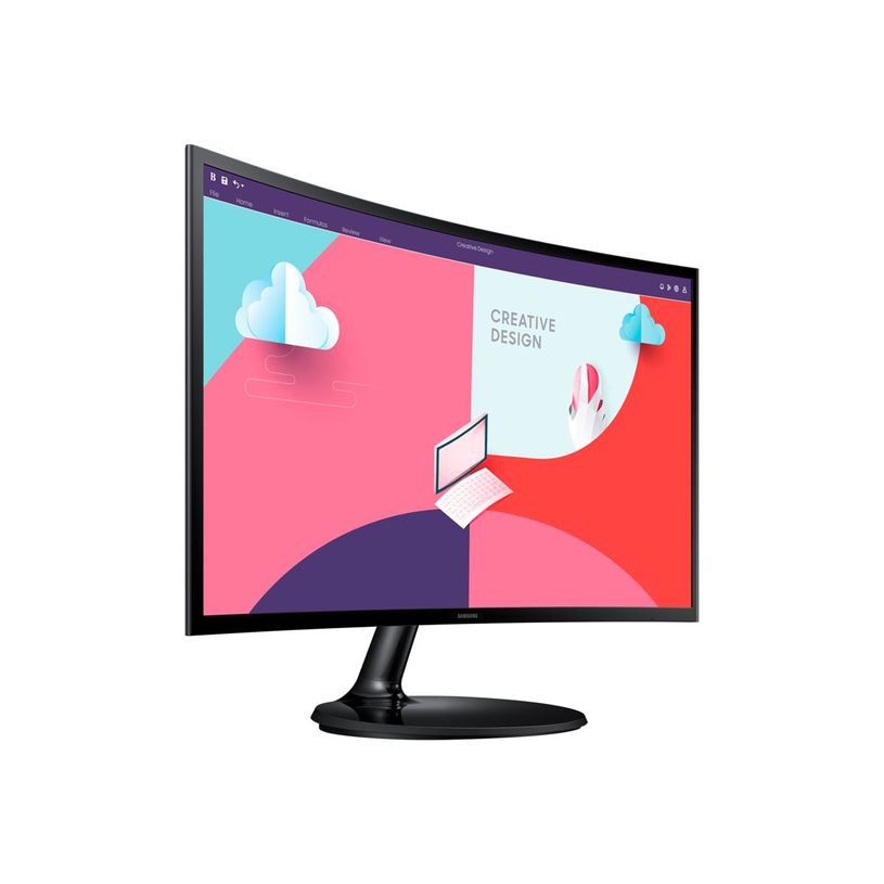 8806094767841-Samsung S24C360EAU - S36C Series - Ecran LED - Incurvé - Full HD (1080p) - 24" - noir-P_405186246_6-11