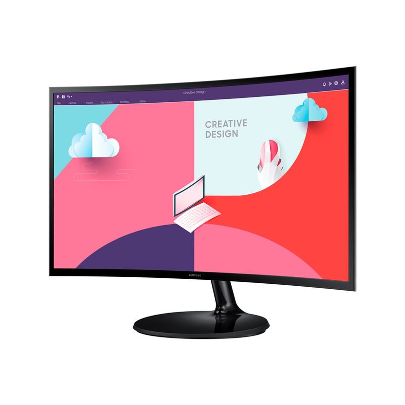 8806094767841-Samsung S24C360EAU - S36C Series - Ecran LED - Incurvé - Full HD (1080p) - 24" - noir-P_405186246_8-4