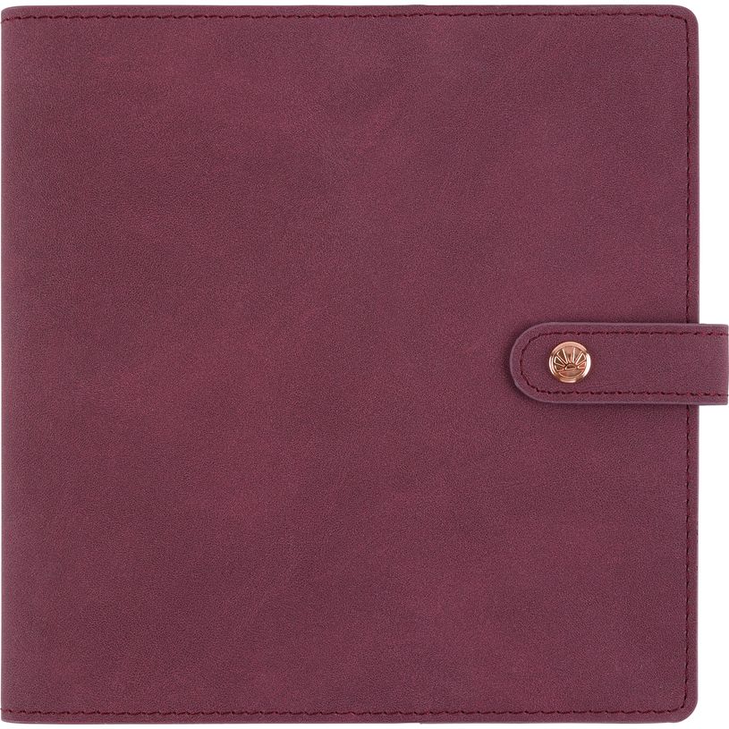 3664447181509-Agenda à spirale Ramatuelle - 1 semaine sur 2 pages - 16,5 x 16,5 cm - prune - Oberthur-P_405186261_1-0