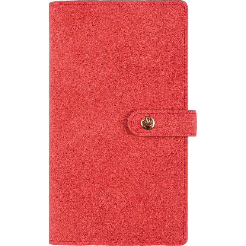 3664447181523-Agenda à spirale Ramatuelle - 1 semaine sur 2 pages - 9,5 x 17,5 cm - corail - Oberthur-P_405186263_1-0