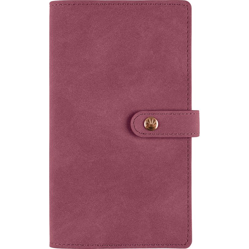 3664447181547-Agenda à spirale Ramatuelle - 1 semaine sur 2 pages - 9,5 x 17,5 cm - prune - Oberthur-P_405186265_1-0