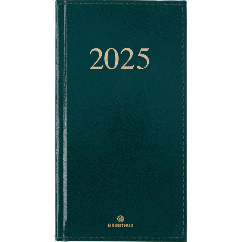 3664447178714-Agenda de poche Kiev - 1 semaine sur 2 pages - 9,5 x 17 cm - vert - Oberthur-P_405186293_1-0