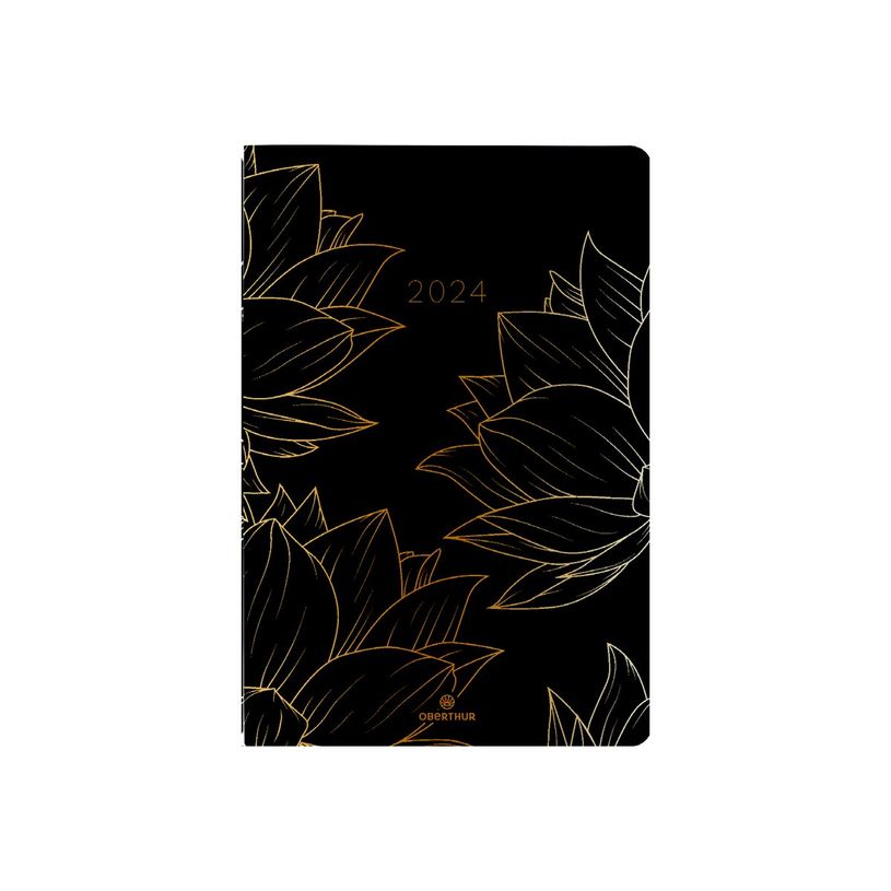 3664447208305-Agenda de poche Astoria - 1 semaine sur 2 pages - 9,5 x 17 cm - noir - Oberthur-P_405186306_1-1