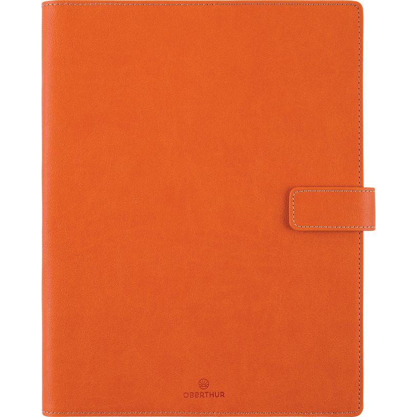 3664447186108-Agenda à spirale Milano - 1 semaine sur 2 pages - 22 x 28 cm -orange - Oberthur-P_405186316_1-0