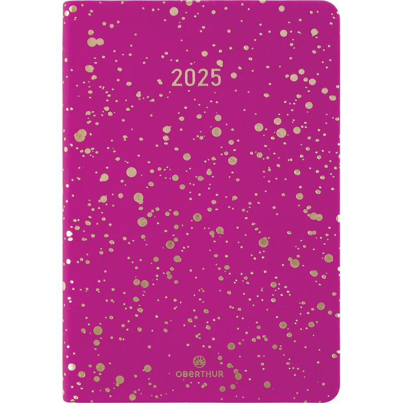 3664447184524-Agenda de poche Céleste - 1 semaine sur 2 pages - 10 x 15 cm - fuchsia - Oberthur-P_405186371_1-0