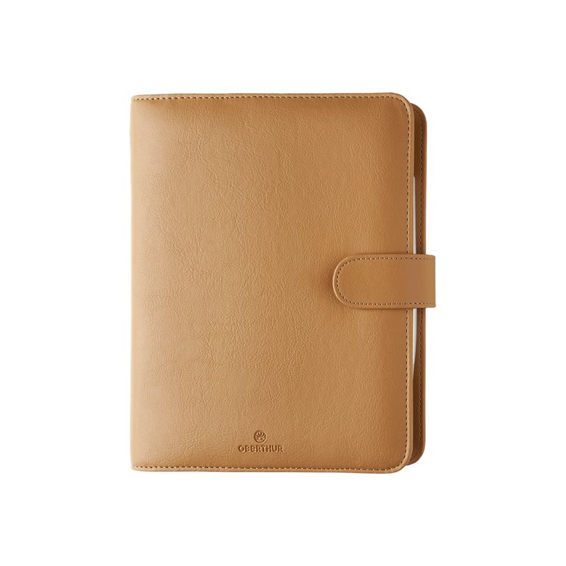 3664447233130-Organiseur Milano - 19 x 23 cm - camel - Oberthur-P_405186379_2-3