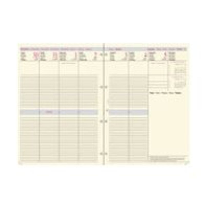 3664447232867-Oberthur - Recharge pour organiseur - 1 semaine sur 2 pages (semainier international) - 21-P_405186411_2-1
