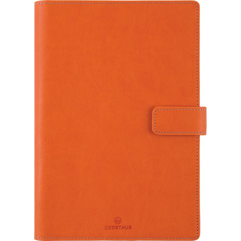 3664447186221-Agenda à spirale Milano - 1 semaine sur 2 pages - 17 x 24,5 cm - orange - Oberthur-P_405186465_1-0