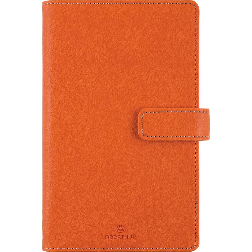 3664447186290-Agenda à spirale Milano - 1 semaine sur 2 pages - 11 x 18 cm - orange - Oberthur-P_405186477_1-0