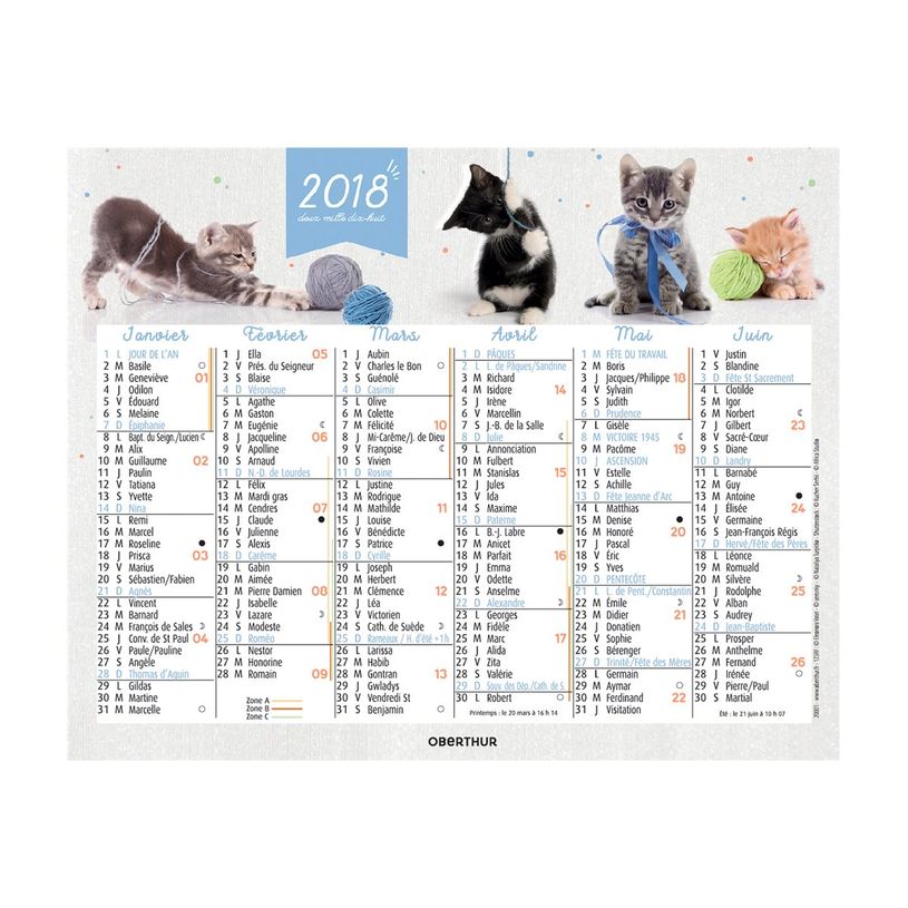 3664447231686-Mini calendrier illustré - 6 mois par face - 13,5 x 17,5 cm - différents modèles disp-P_405186493_12-13