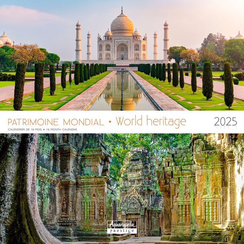 3494150160771-Calendrier mensuel 30x30 cm - 16 mois - Prestige Patrimoine mondial-P_405186562_1-0
