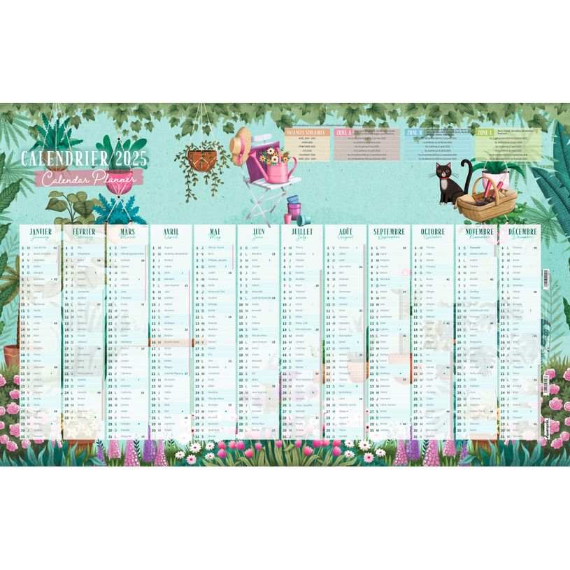 3494150161563-Calendrier bancaire 40x65 cm - Le Jardin-P_405186598_1-0