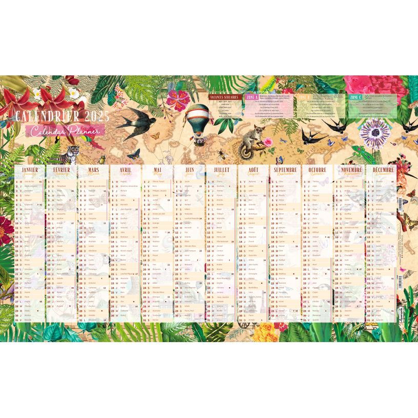 3494150161570-Calendrier bancaire 40x65 cm - Mappemonde-P_405186599_1-0