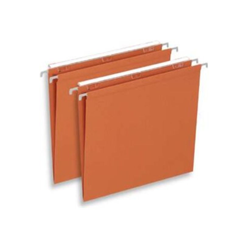 4002030021518-Oxford DEFI Flex - 25 Dossiers suspendu Kraft pour tiroirs - DOS 15 mm - A4 - orange-P_405186647_1-0