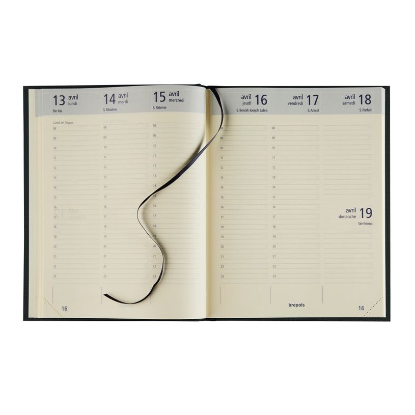 5412303378260-Agenda Classica Optivision - 1 semaine sur 2 pages - 17 x 22 cm - disponible dans différentes couleurs--1
