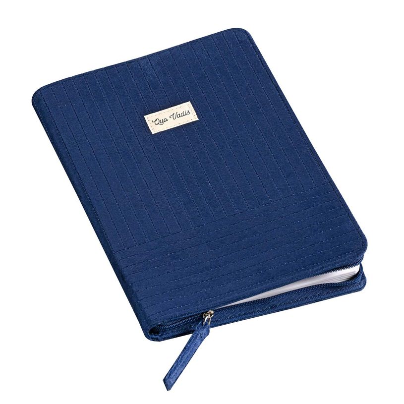 3371010516100-Quo Vadis Colette Minister - Agenda - 2025 - semainier - standard / M - 160 x 240 mm - portrait - papier blanc - couverture bleu nuit - synt--1