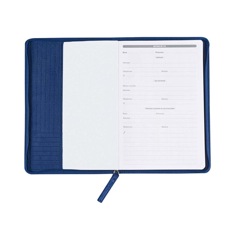 3371010516100-Quo Vadis Colette Minister - Agenda - 2025 - semainier - standard / M - 160 x 240 mm - portrait - papier blanc - couverture bleu nuit - synt--2
