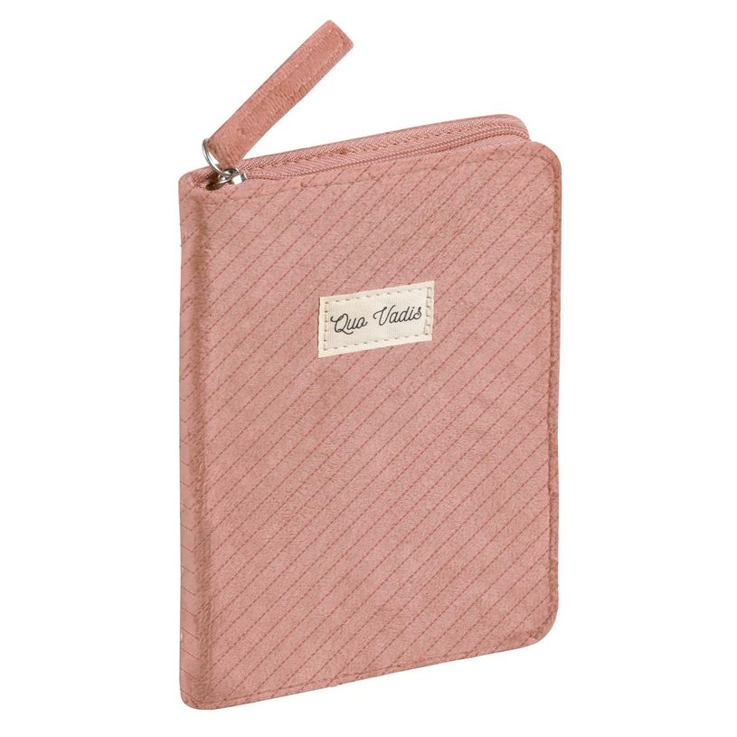 3371010509980-Quo Vadis Colette - Business diary - 100 x 150 mm - rose poudré - velours--0