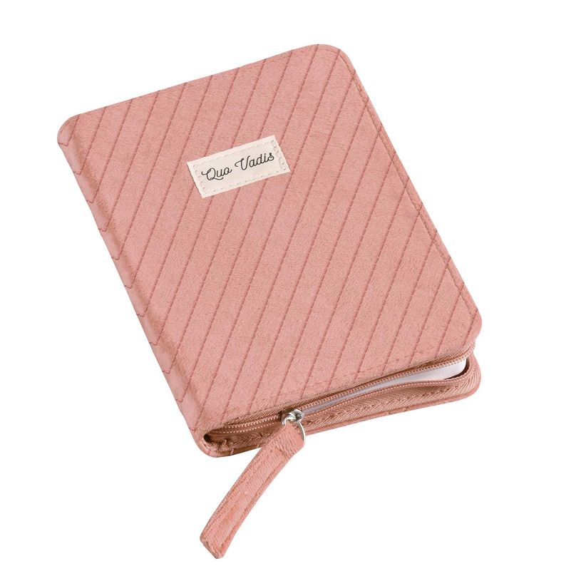 3371010509980-Quo Vadis Colette - Business diary - 100 x 150 mm - rose poudré - velours--1