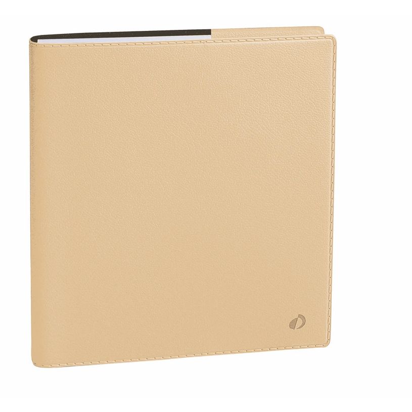 3371010509737-Quo Vadis Toscana - Agenda JAJ Executif - 2025 - semainier - standard / M - 160 x 160 mm - portrait - papier blanc - couleur unique - sand beige cov--0